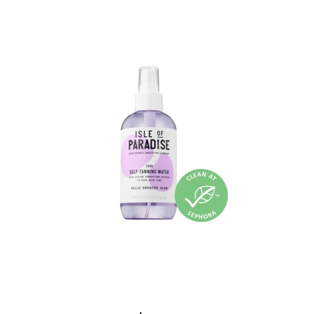 NEW| Isle of paradise DARK self tanner water